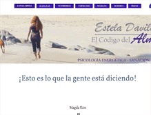 Tablet Screenshot of estela-davila.com